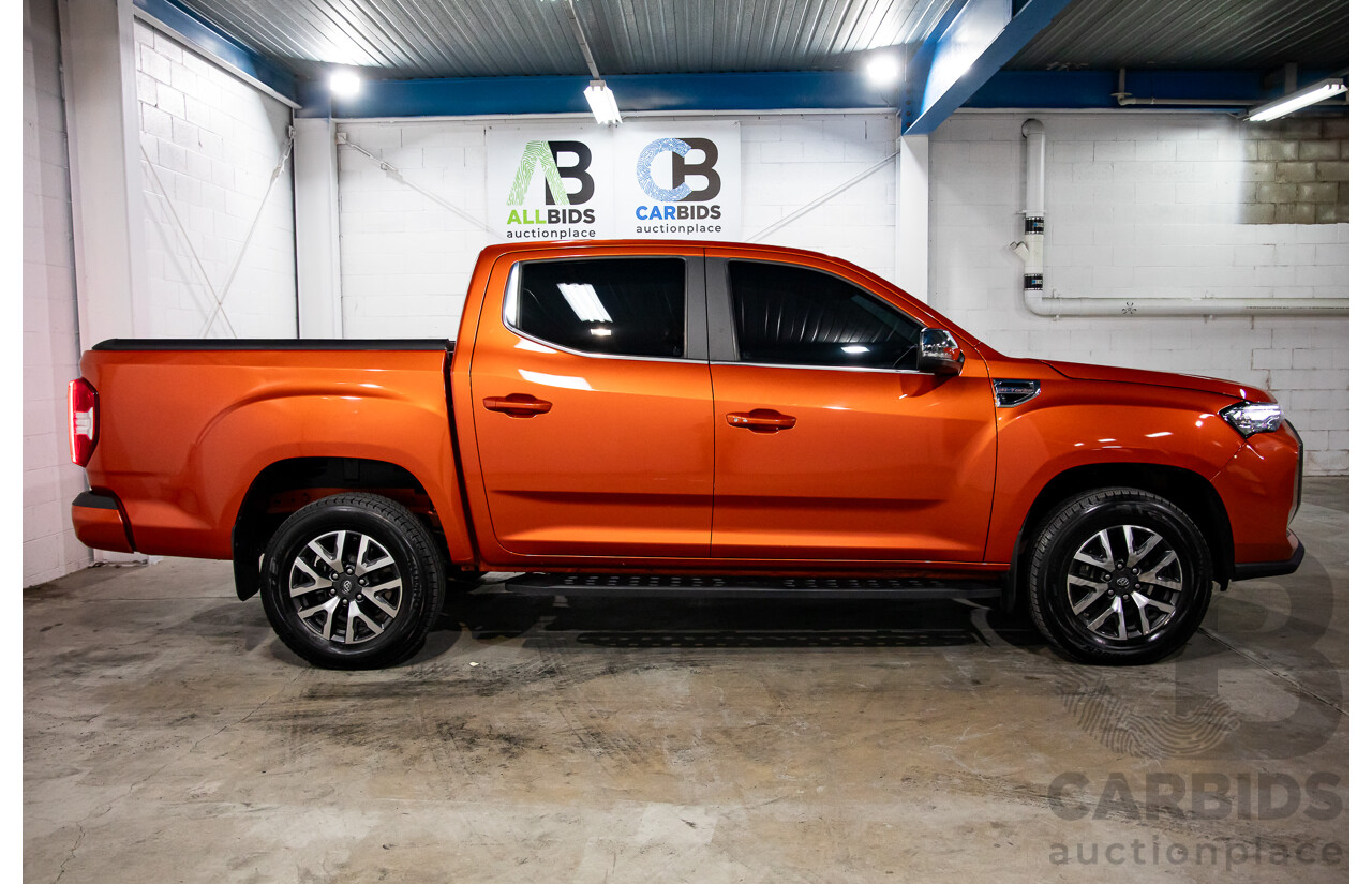 03/2022 LDV T60 Max Luxe (4x4) SK8C Double Cab Utility Maple Leaf Orange Twin Turbo Diesel 2.0L