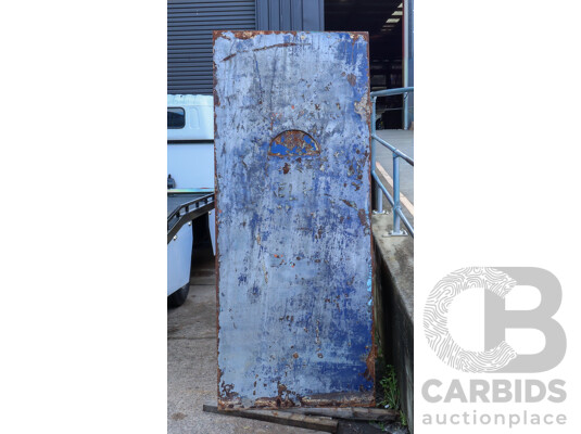 Vintage Cast Iron Gaol Door with Viewing Hatch