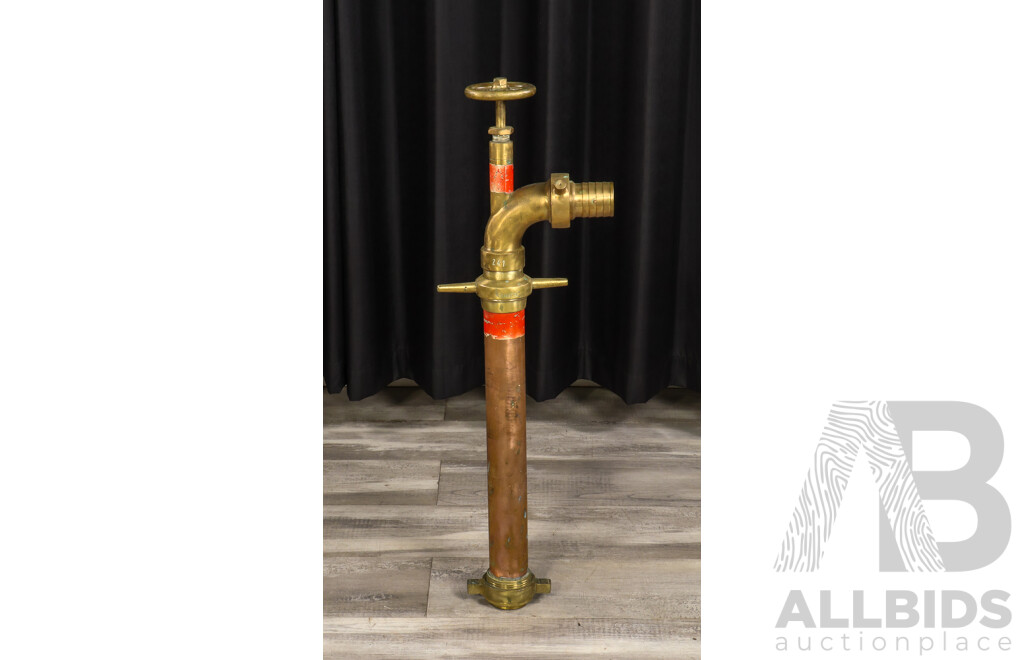 Vintage Copper and Brass Fire Hydrant