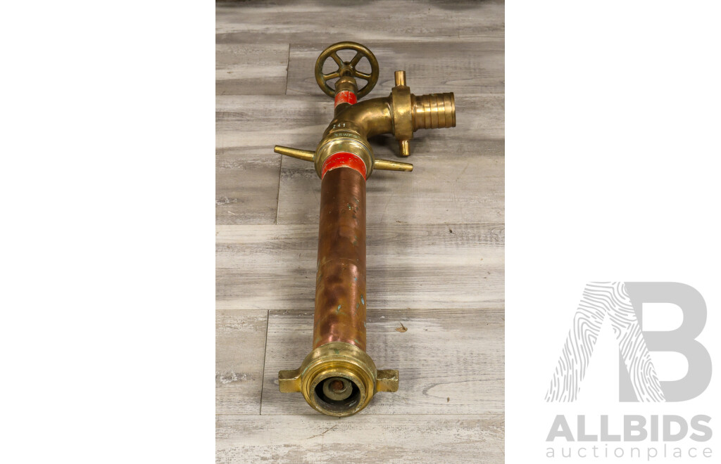 Vintage Copper and Brass Fire Hydrant