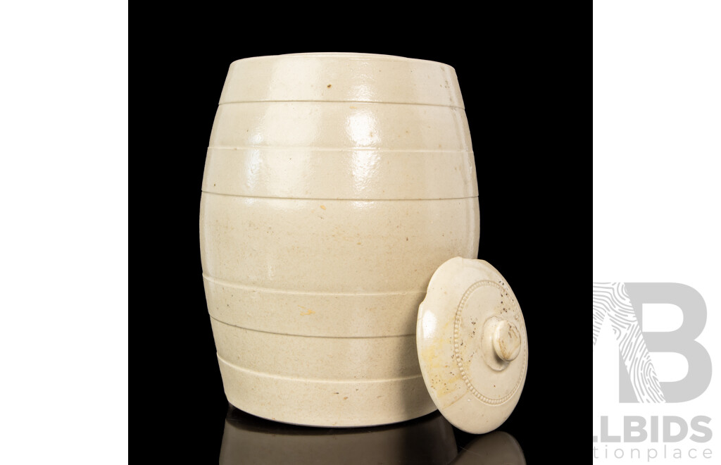 Vintage Stoneware Water Crock with Spigots