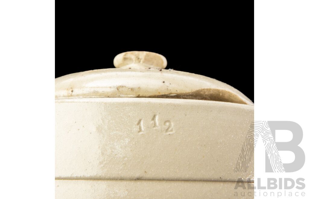 Vintage Stoneware Water Crock with Spigots