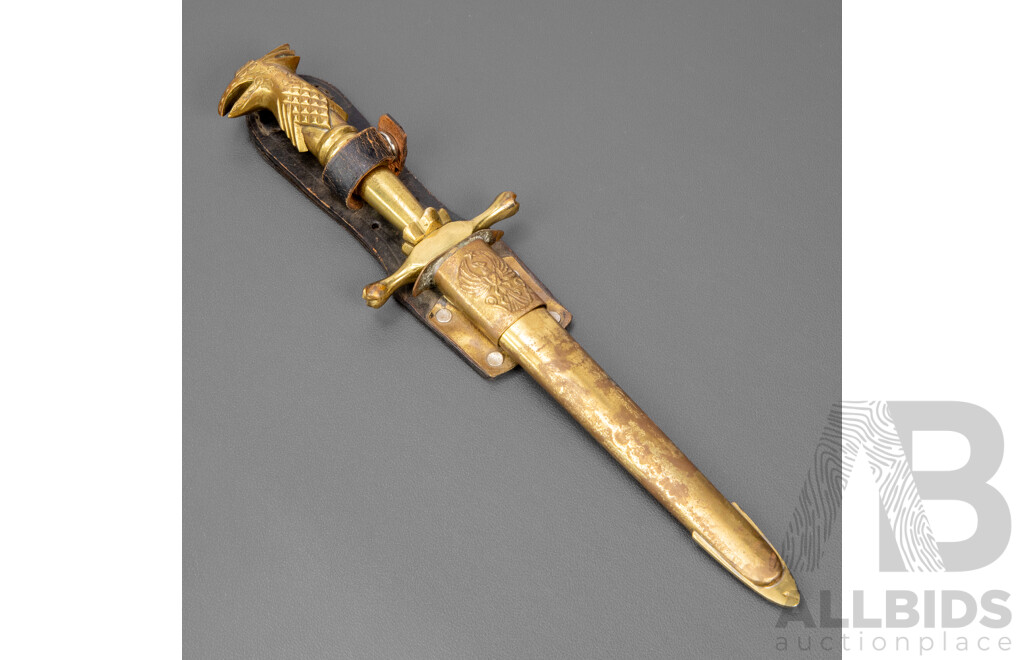 Vintage Indonesian Army Offices Knife and Scabbard