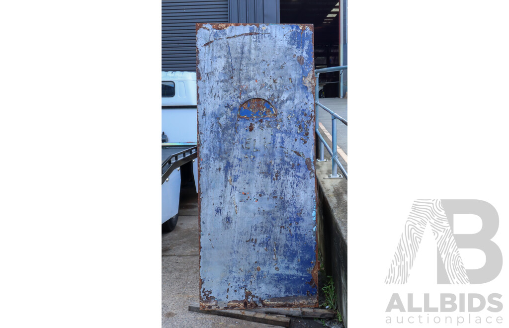 Vintage Cast Iron Gaol Door with Viewing Hatch