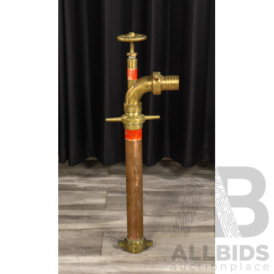Vintage Copper and Brass Fire Hydrant