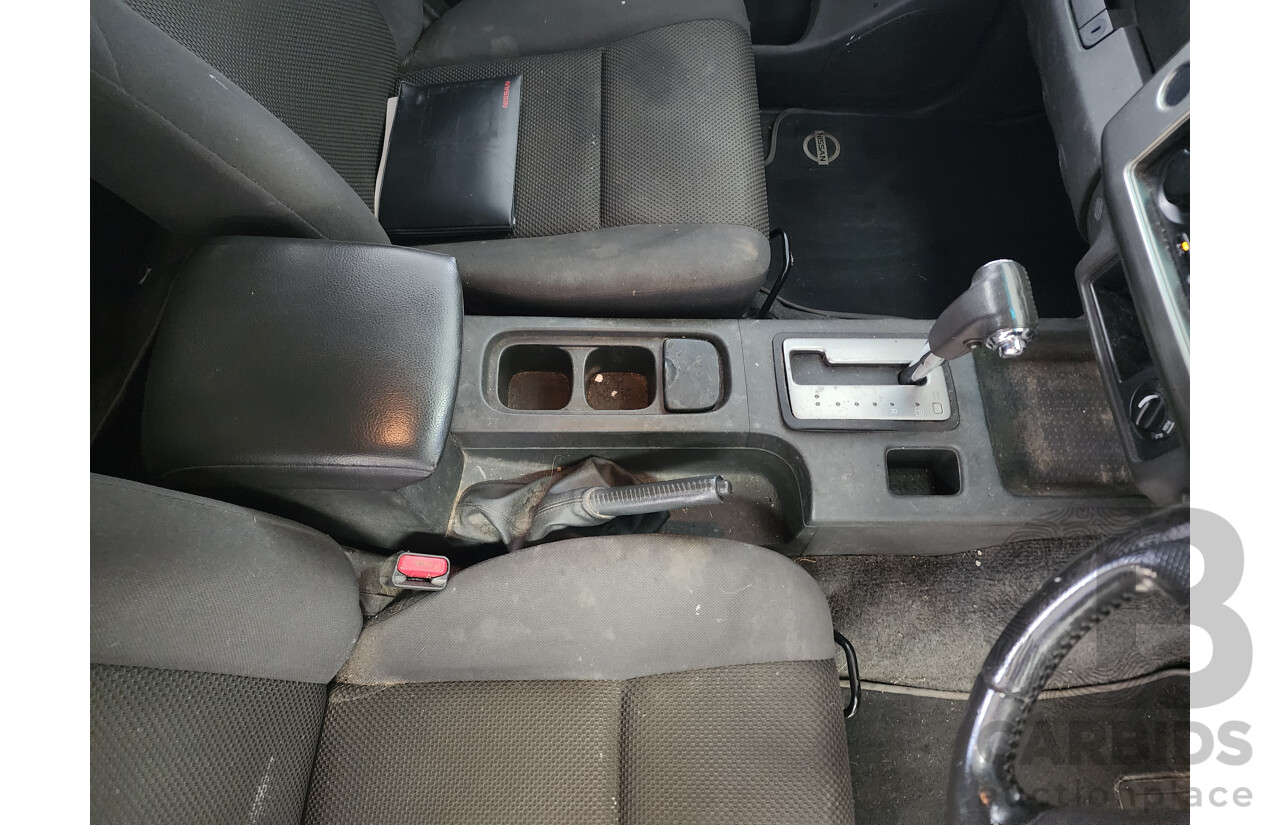 12/2012 Nissan Navara ST (4x4) D40 Dual Cab P/Up White 2.5L