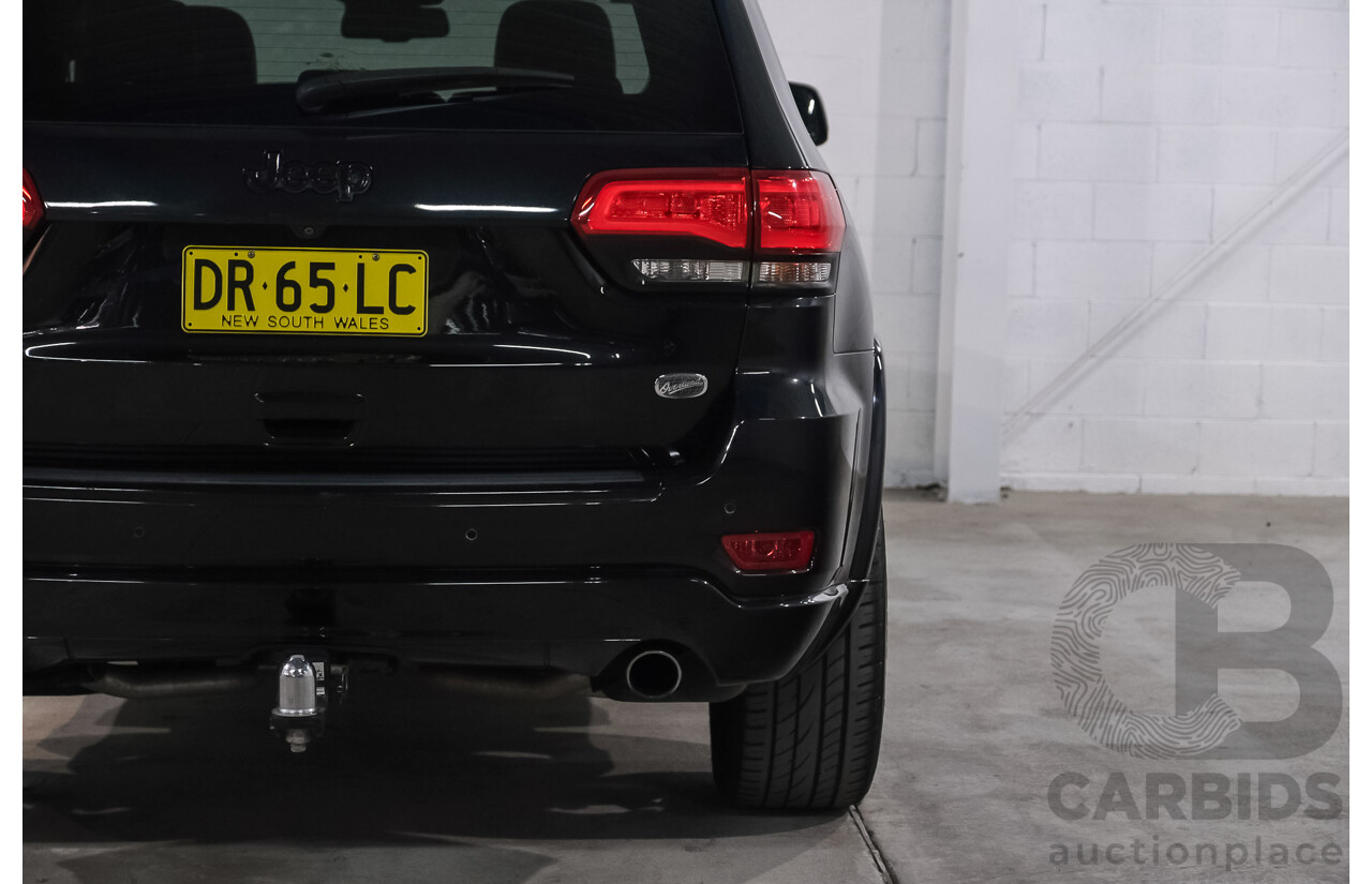 07/2016 Jeep Grand Cherokee Overland (4x4) WK MY15 4d Wagon Brillant Black Metallic Turbo Diesel V6 3.0L
