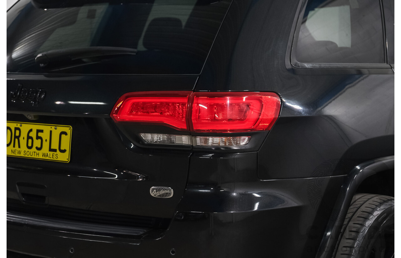 07/2016 Jeep Grand Cherokee Overland (4x4) WK MY15 4d Wagon Brillant Black Metallic Turbo Diesel V6 3.0L