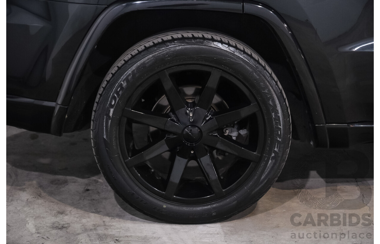 07/2016 Jeep Grand Cherokee Overland (4x4) WK MY15 4d Wagon Brillant Black Metallic Turbo Diesel V6 3.0L