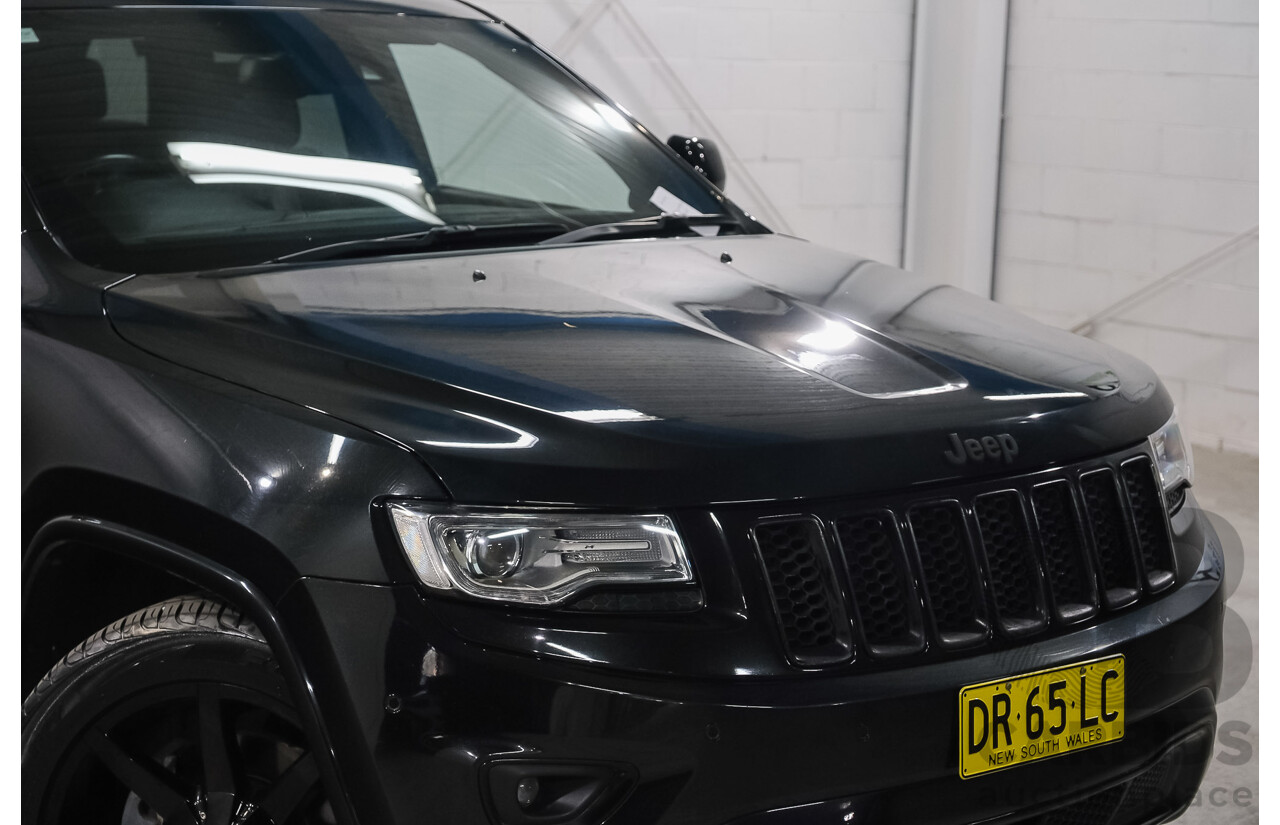 07/2016 Jeep Grand Cherokee Overland (4x4) WK MY15 4d Wagon Brillant Black Metallic Turbo Diesel V6 3.0L