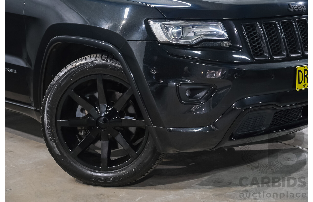 07/2016 Jeep Grand Cherokee Overland (4x4) WK MY15 4d Wagon Brillant Black Metallic Turbo Diesel V6 3.0L