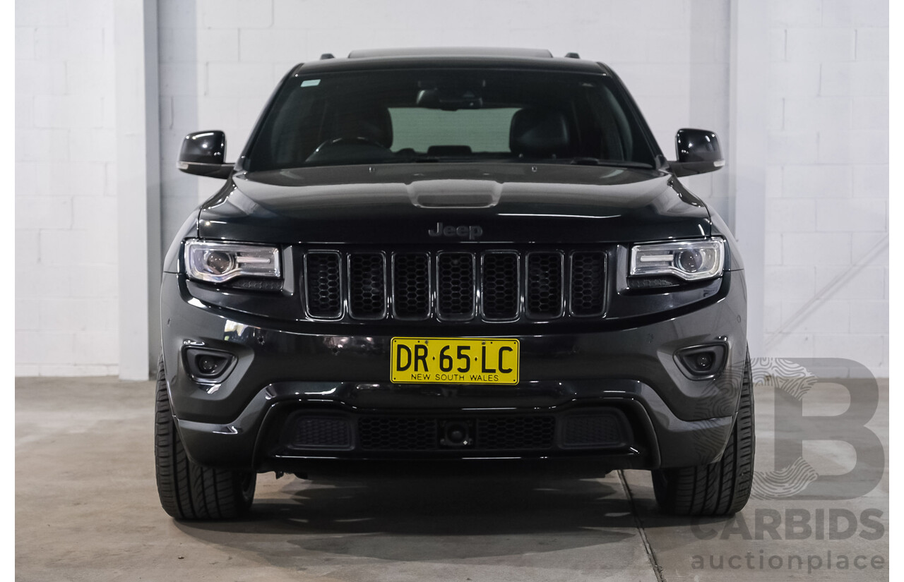 07/2016 Jeep Grand Cherokee Overland (4x4) WK MY15 4d Wagon Brillant Black Metallic Turbo Diesel V6 3.0L
