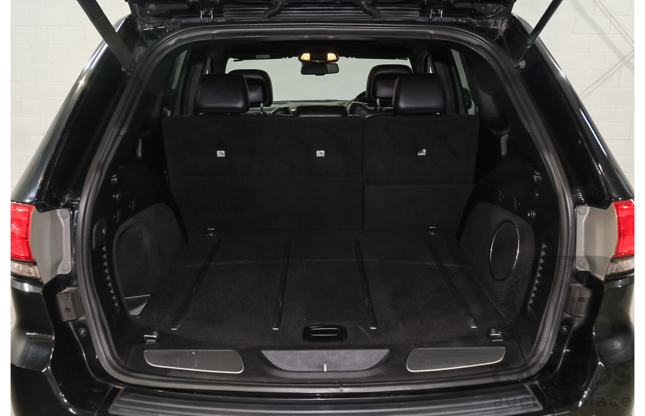 07/2016 Jeep Grand Cherokee Overland (4x4) WK MY15 4d Wagon Brillant Black Metallic Turbo Diesel V6 3.0L