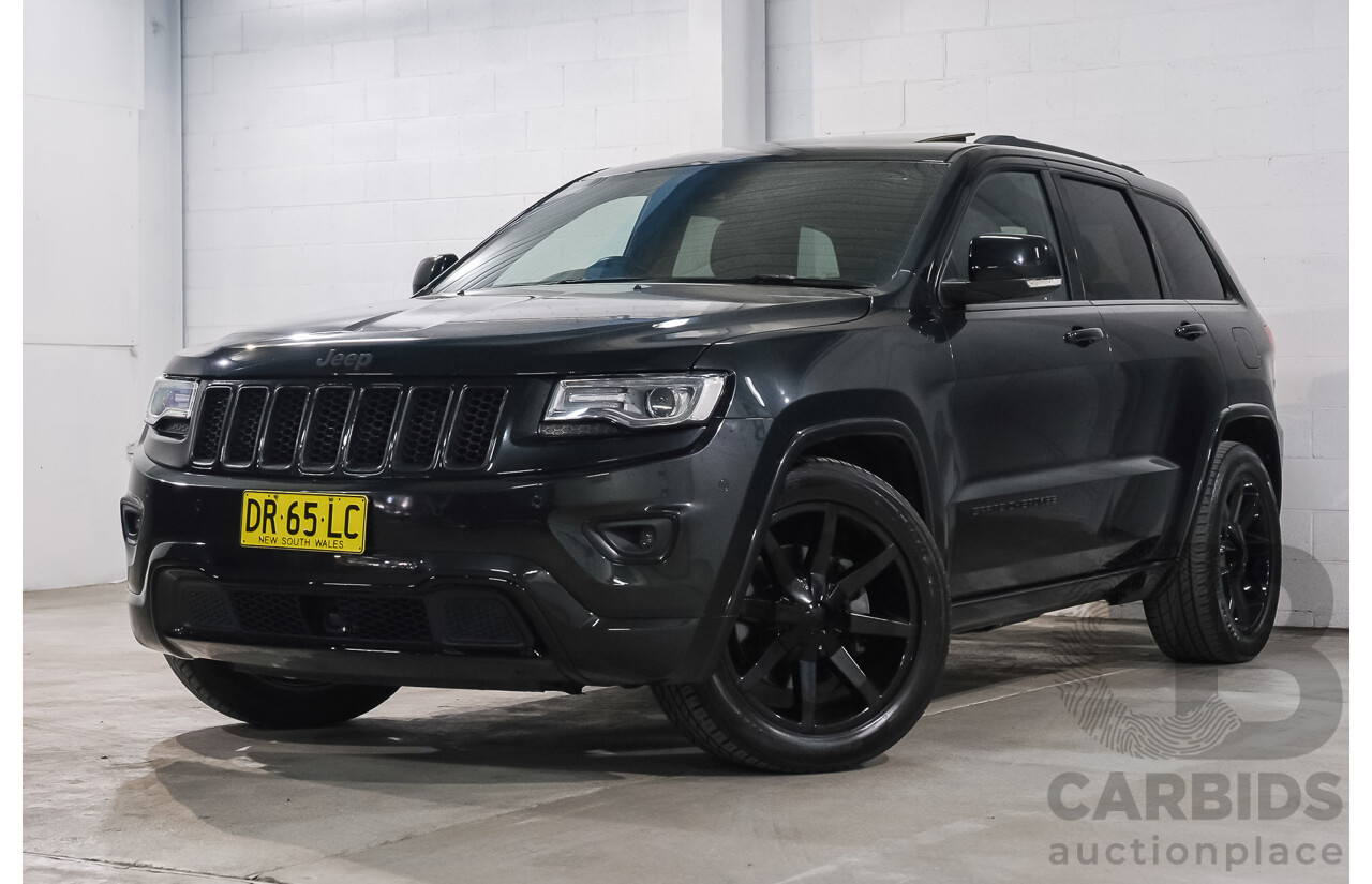 07/2016 Jeep Grand Cherokee Overland (4x4) WK MY15 4d Wagon Brillant Black Metallic Turbo Diesel V6 3.0L