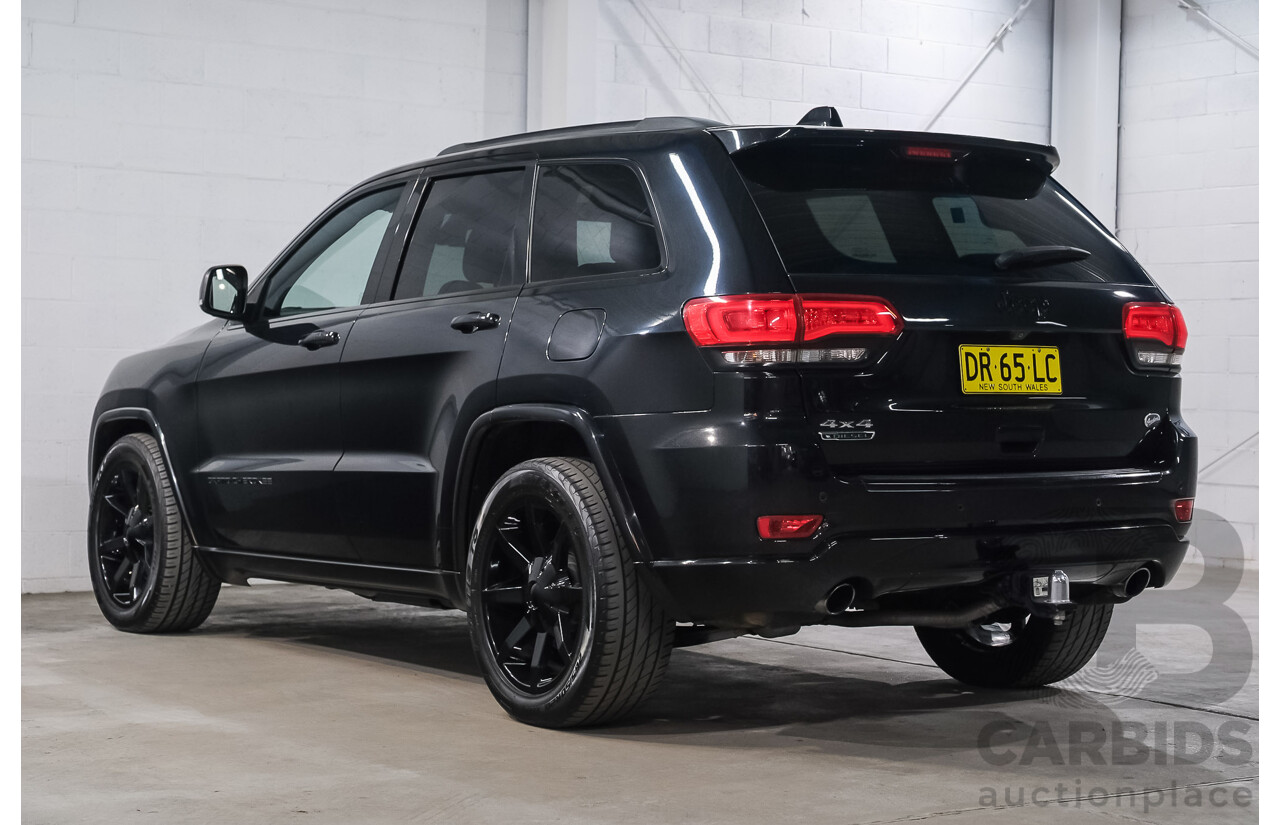 07/2016 Jeep Grand Cherokee Overland (4x4) WK MY15 4d Wagon Brillant Black Metallic Turbo Diesel V6 3.0L