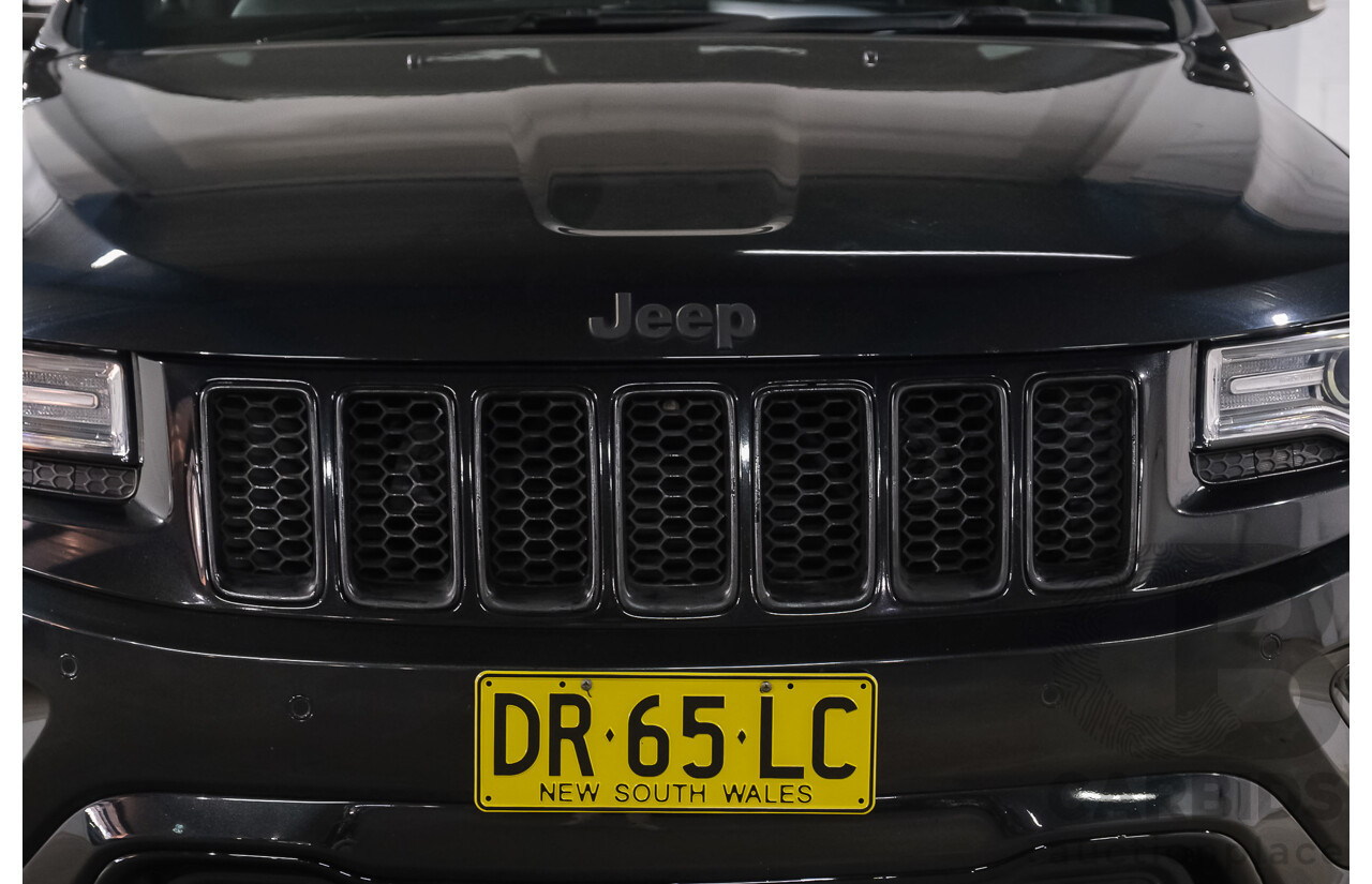 07/2016 Jeep Grand Cherokee Overland (4x4) WK MY15 4d Wagon Brillant Black Metallic Turbo Diesel V6 3.0L
