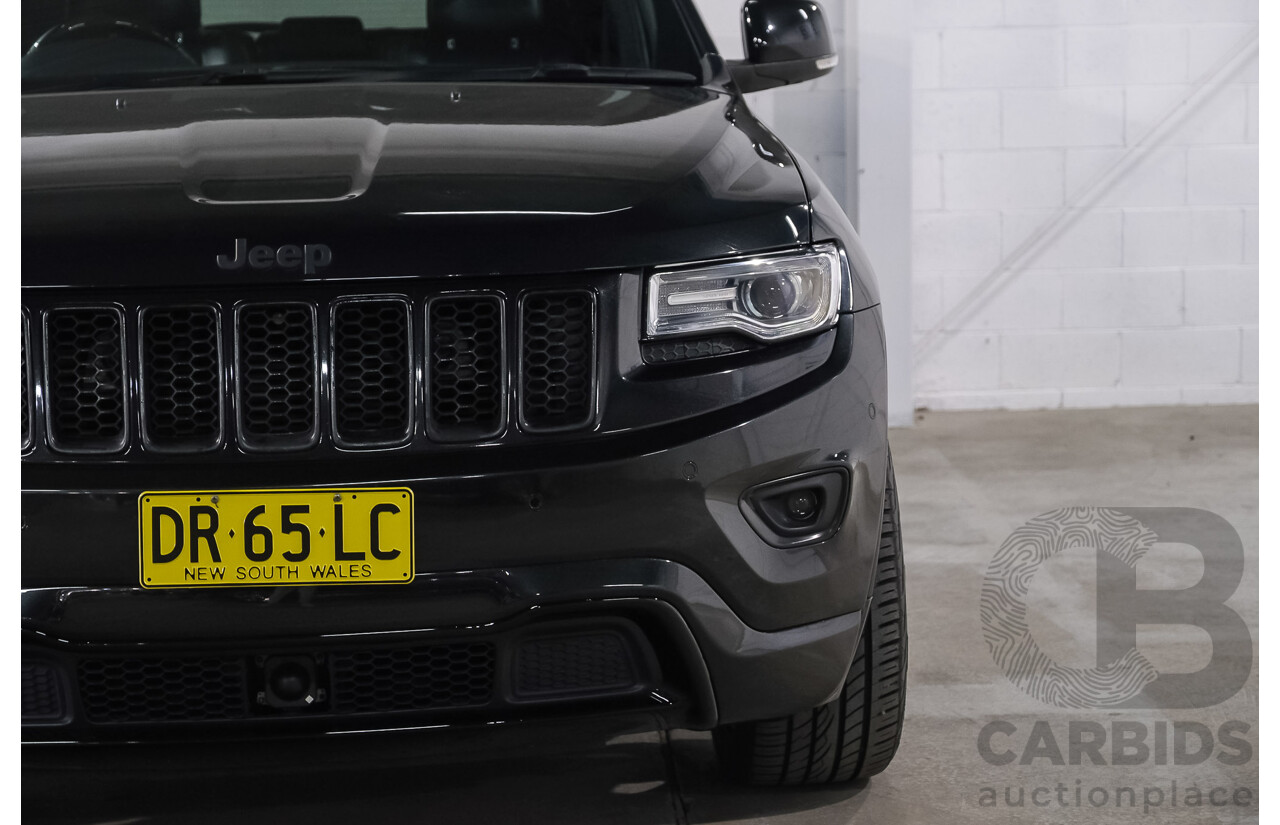 07/2016 Jeep Grand Cherokee Overland (4x4) WK MY15 4d Wagon Brillant Black Metallic Turbo Diesel V6 3.0L