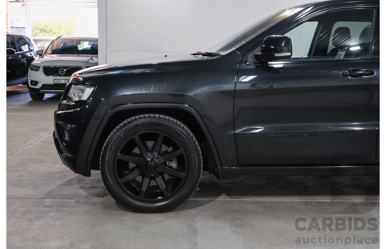 07/2016 Jeep Grand Cherokee Overland (4x4) WK MY15 4d Wagon Brillant Black Metallic Turbo Diesel V6 3.0L