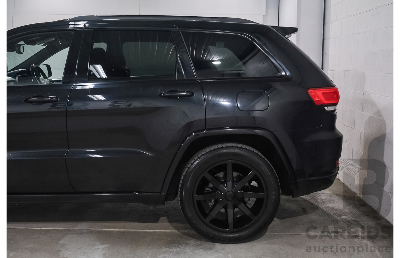 07/2016 Jeep Grand Cherokee Overland (4x4) WK MY15 4d Wagon Brillant Black Metallic Turbo Diesel V6 3.0L