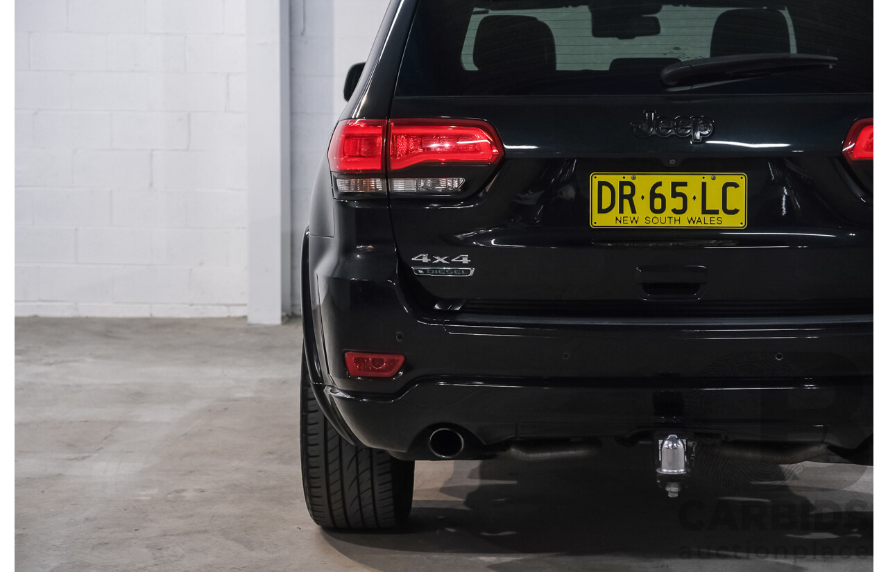 07/2016 Jeep Grand Cherokee Overland (4x4) WK MY15 4d Wagon Brillant Black Metallic Turbo Diesel V6 3.0L