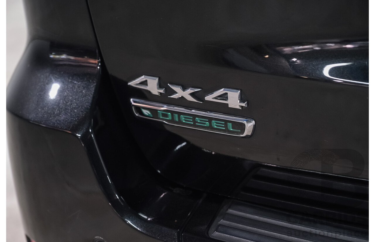 07/2016 Jeep Grand Cherokee Overland (4x4) WK MY15 4d Wagon Brillant Black Metallic Turbo Diesel V6 3.0L