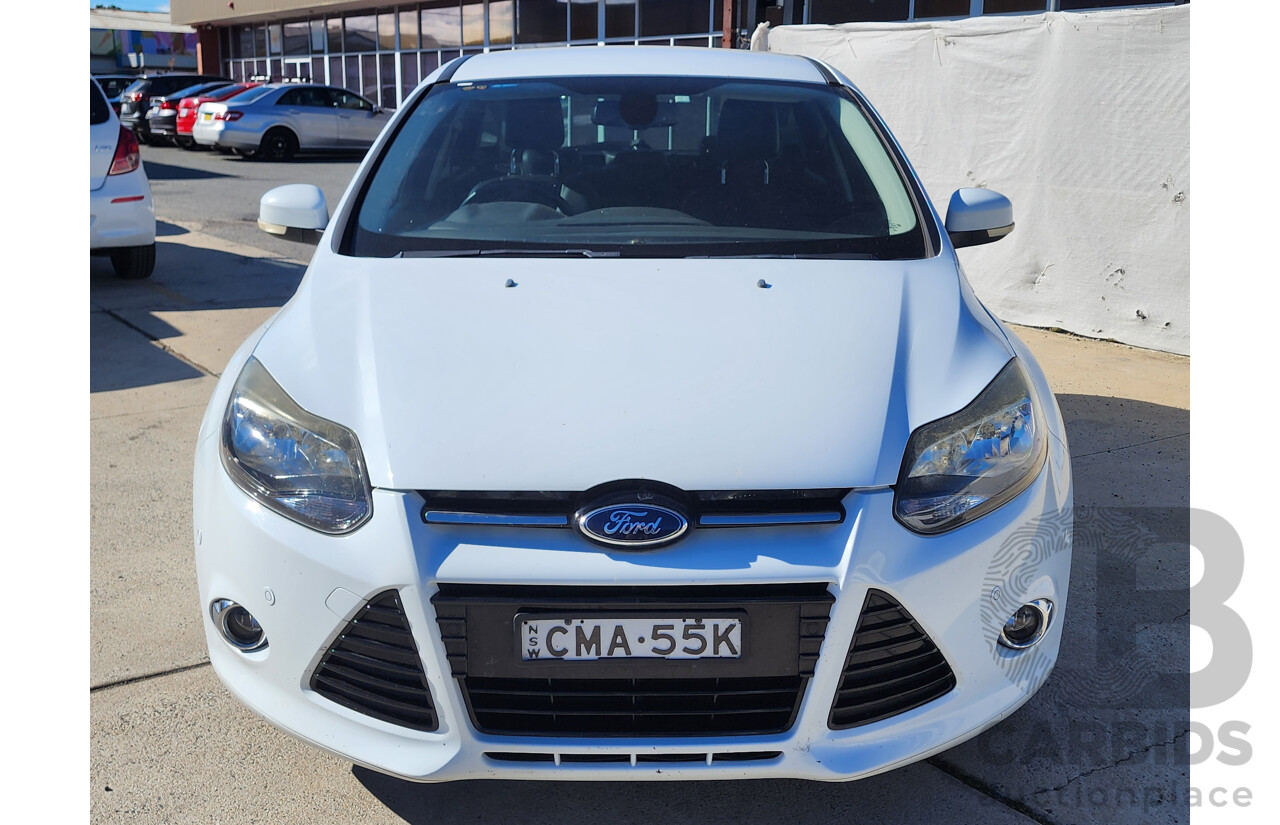 8/2012 Ford Focus Titanium LW 5d Hatchback White 2.0L