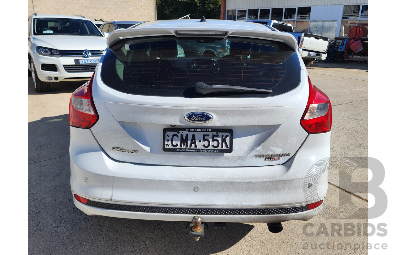 8/2012 Ford Focus Titanium LW 5d Hatchback White 2.0L