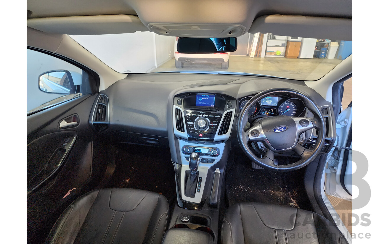 8/2012 Ford Focus Titanium LW 5d Hatchback White 2.0L