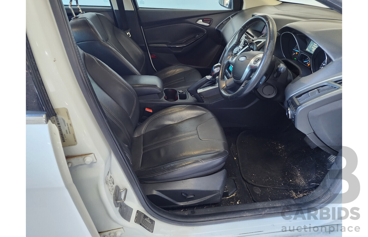 8/2012 Ford Focus Titanium LW 5d Hatchback White 2.0L