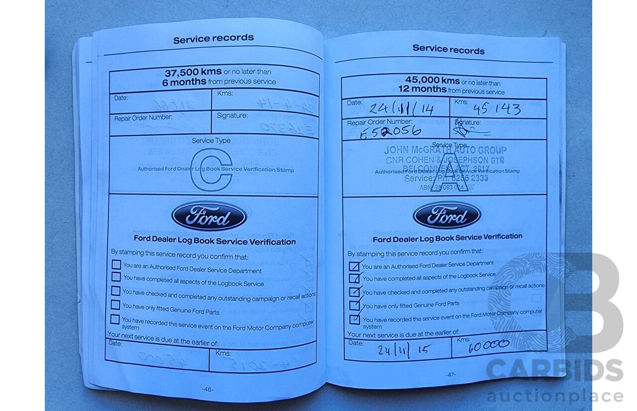 8/2012 Ford Focus Titanium LW 5d Hatchback White 2.0L