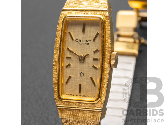Vintage Gold Tone Ladies Watch by Orient Watch Co.