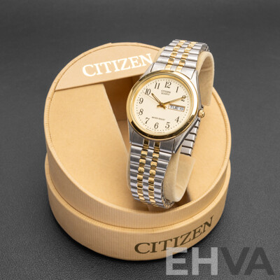 Vintage Men's Citizen Quartz Watch, 1100-S63910