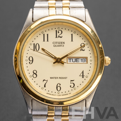 Vintage Men's Citizen Quartz Watch, 1100-S63910