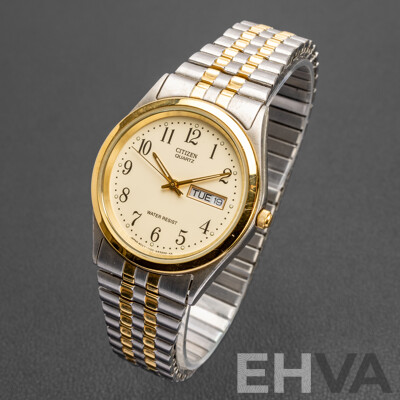 Vintage Men's Citizen Quartz Watch, 1100-S63910