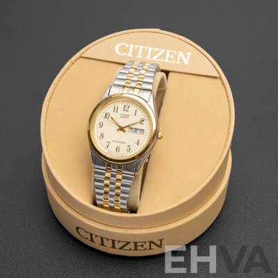Vintage Men's Citizen Quartz Watch, 1100-S63910
