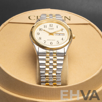 Vintage Men's Citizen Quartz Watch, 1100-S63910