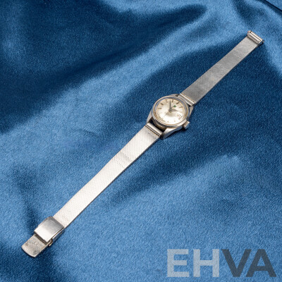 Vintage Ladies' Swiss Made 'Ginsbo' 21 Jewel Manual Hand Wind Wristwatch - 6141