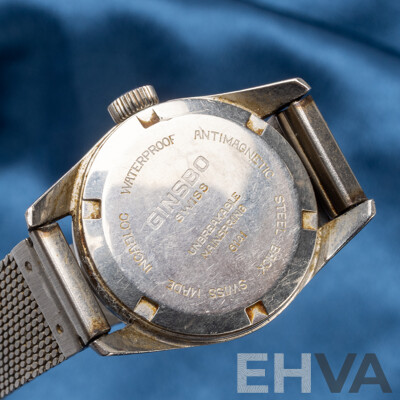 Vintage Ladies' Swiss Made 'Ginsbo' 21 Jewel Manual Hand Wind Wristwatch - 6141