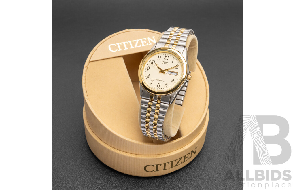 Vintage Men's Citizen Quartz Watch, 1100-S63910