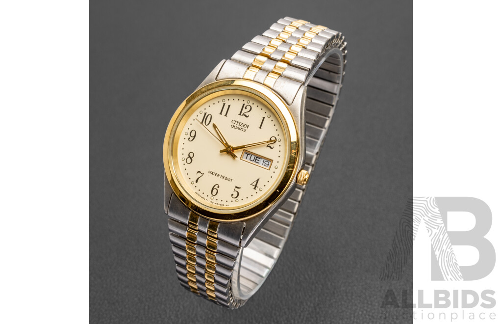 Vintage Men's Citizen Quartz Watch, 1100-S63910