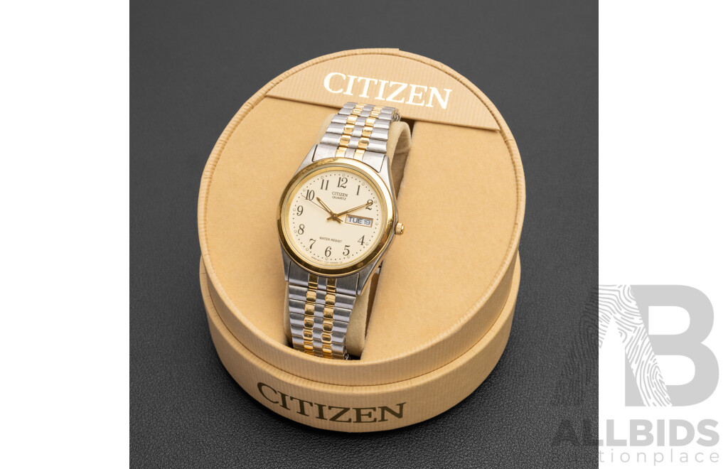 Vintage Men's Citizen Quartz Watch, 1100-S63910
