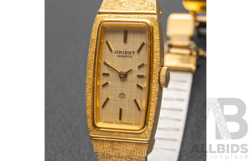 Vintage Gold Tone Ladies Watch by Orient Watch Co.