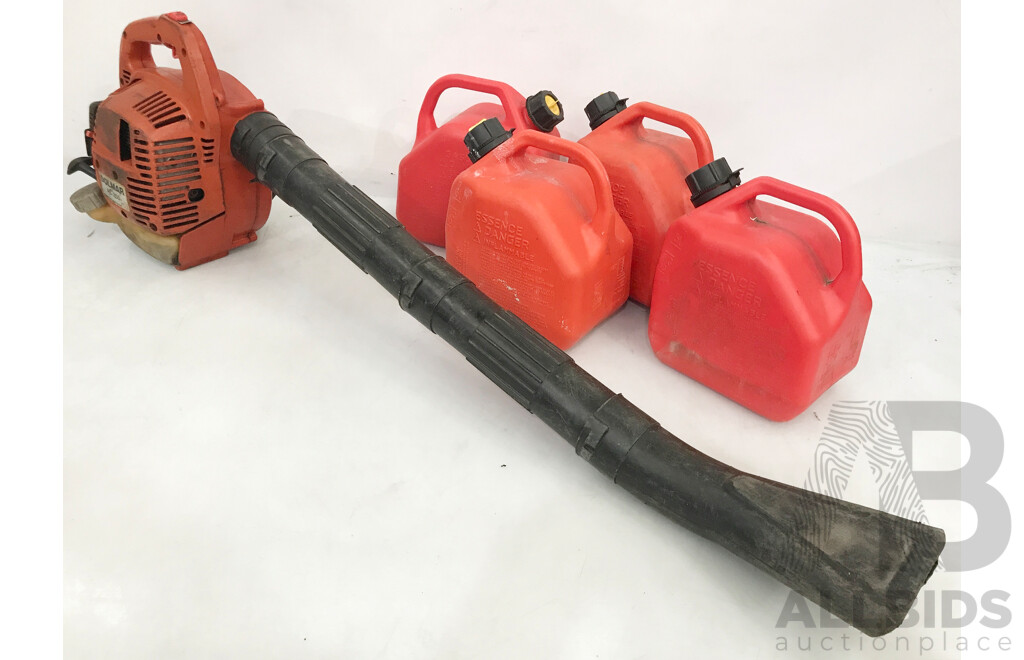 Dolmar (PB-250) Petrol Powered Leaf Blower with 5L Petrol Containers