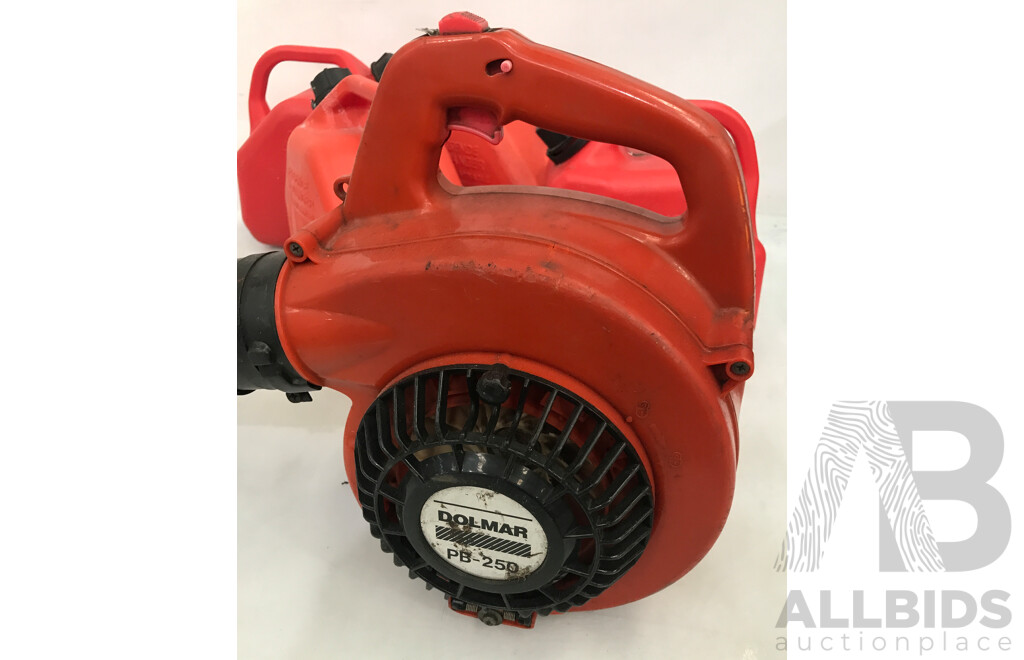 Dolmar (PB-250) Petrol Powered Leaf Blower with 5L Petrol Containers