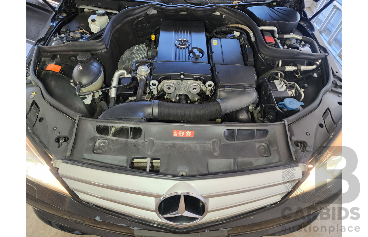 12/2009 Mercedes-Benz C200 Kompressor Avantgarde W204 4d Sedan Black 1.8L