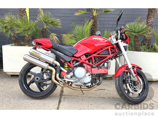 2007 Ducati Monster S2R 800 Red Motorcycle 803cc