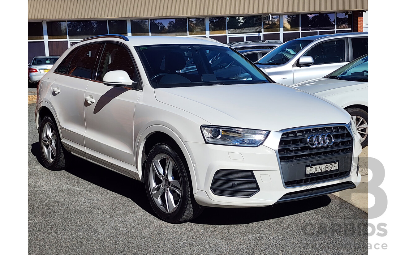 2/2017 Audi Q3 2.0 TFSI Sport Quattro (132kw) 8U MY15 4d Wagon White 2.0L