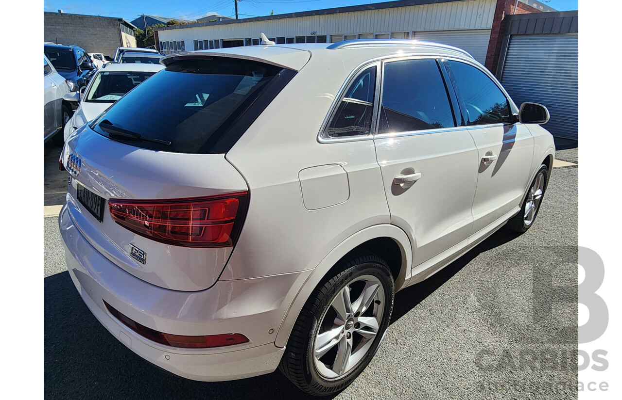 2/2017 Audi Q3 2.0 TFSI Sport Quattro (132kw) 8U MY15 4d Wagon White 2.0L