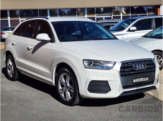 2/2017 Audi Q3 2.0 TFSI Sport Quattro (132kw) 8U MY15 4d Wagon White 2.0L