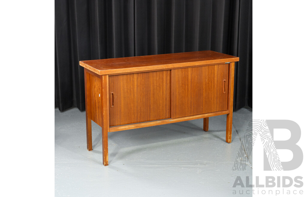 Vintage Two Door Office Credenza